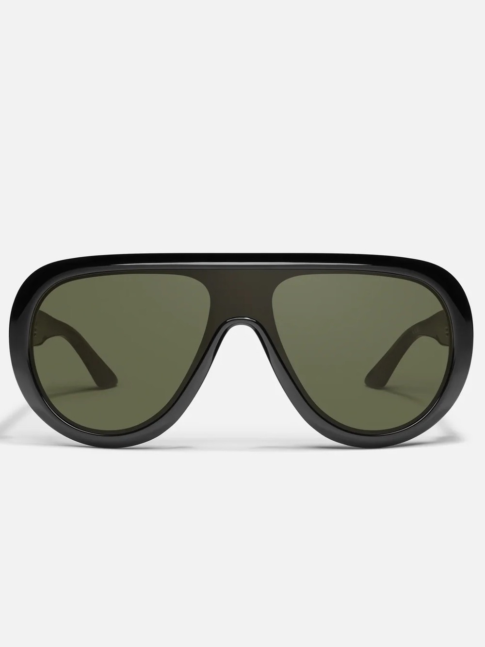 QUAY Set List Aviator Sunglasses In Black New with Case Cat 3 - Picture 3 of 6